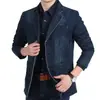 Traje de mezclilla informal holgado de talla grande para hombre, chaqueta de mezclilla juvenil, comercio exterior transfronterizo