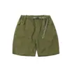 TRS Ropa de Trabajo Japonesa de Moda 26SS Ligero Transpirable Cómodo Mezcla de Algodón Cinturón Magnético Cuadros Pantalones Cortos de Playa Hombres Mujeres