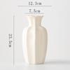Shumen Simples Criativo Decorativo Moderno Creme Cerâmica Vaso Flores Secas Flores Sala de Estar Corredor Casa Nova Ornamentos de Flores