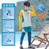 Traje de baño UPF50 para niños, manga larga dividida para niños, secado rápido, anti-vergüenza, protección solar para adolescentes y niños de mediana edad