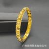 Pulseira Fivela Liga 24K Dubai para Mulheres Pulseira Nupcial Indiana Africana Pulseira Pulseira Ouro Areia Vietnamita Atacado