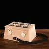 Caja de Moxibustión Portátil Aparato Doméstico de Moxibustión Caja Tarro de Moxibustión para Abdomen y Estómago, Universal para Todo el Cuerpo, Madera Maciza, Especializada para Meridianos