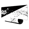 Alfombrilla de Ratón Grande de Mejor Venta de Amazon con Acabado de Alta Gama, con Pintura a Tinta de Paisaje Estilo Chino, Alfombrilla Rosa para Escritorio de Computadora
