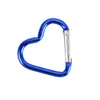 Mini Ganchos de Aleación de Aluminio en Forma de Corazón para Ropa de Exterior, Pequeños Clips de Gancho, Ganchos de Figura de Ocho, Ganchos de Escalada en Forma de Calabaza al por Mayor