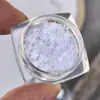 Caixa de Joias para Nail Art com Lantejoulas e Glitter Estrela de Cinco Pontas, Coração, Redondo Dourado e Prata Flash Decorações de Unhas Vestíveis Mistas