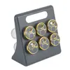 Juego de Especias Estilo Lujo con Frascos de Vidrio para Condimentos, Suministros de Cocina Sellados y a Prueba de Humedad, Estante de Almacenamiento para Juego de Frascos de Especias al por Mayor