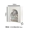 Gabinete Decorativo de Lareira Estilo Francês, Gabinete de Exibição Branco e Preto Estilo Americano para Sala de Transmissão ao Vivo, Gabinete de Entrada Estilo Nórdico para Pousadas