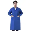 Casaco Azul Espessado para Proteção do Trabalho com Logo no Atacado, Roupa de Trabalho à Prova de Poeira para Transportadores