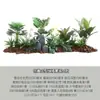 Venta al por mayor spot combinación de plantas verdes artificiales macetero exterior departamento de ventas de calle comercial canaleta para flores decoración de ventana cuadrada