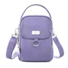 Bolsa Pequeña Estilo Coreano Bolsa para Teléfono Móvil Bolso Cruzado para Mujer de Moda Versátil para Hombro Bolso de Mensajero Pequeño Casual Bolso de Tela Ligero Bolsa para Mamá