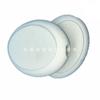 Cabezal de cepillo de baño de espuma EVA blanca pulida Esponja de baño ovalada de EVA con mango doble cara en relieve