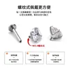 Aço de Titânio F136 Fundo de Tigela Pontiagudo Zircônia Cravejada com Garras 5A Titânio G23 Zircônia Cravejada com Garras Brincos de Lábio Piercing de Nariz Acessórios