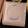 Conjunto de Colar de Aço Titânio para Mulheres Dongguan Transfronteiriço, Conjunto de Colar e Pulseira de Coração de Alta Qualidade, Conjunto de Joias da Moda Leve de Luxo