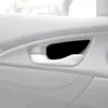 Adecuado para Honda Civic de 10ª Generación 2016-2019, Pegatina para Tazón de Puerta Interior, Negro Piano Modificado Decorativo, Negro Brillante, Interior de Coche