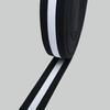 Cinta tejida a rayas blancas y negras de múltiples especificaciones, cinta tejida de color sólido, pretina de color intermedio al por mayor, banda elástica jacquard de alta elasticidad