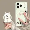 Capa Magnética Roxa para Celular Compatível com Apple 17promax Chibi iPhone 16 com Suporte 15 Capa Dura Fofa