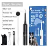 Limpiador Ultrasónico Dental para Mascotas, Eliminador de Sarro Dental, Dispositivo Blanqueador de Dientes, Juego de Herramientas de Limpieza