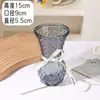 Adornos de Florero de Celebridad de Internet de Gama Alta Estilo Ins Gris Adornos de Florero Hidropónico para Sala de Estar Decoración del Hogar Florero Transparente
