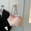 Bolso de Trabajo y Desplazamiento de Gran Capacidad Estilo Coreano para Mujer Nueva Moda Invierno 2025 Bolso Tote de Color Contrastante Bolso de Hombro Casual