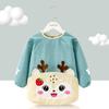 Bata para Niños y Niñas, Otoño e Invierno Impermeable y Anti-Suciedad de Pana Baberos para Comer de Bebé, Ropa Protectora para Guardería, Mangas Largas