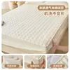 Novo protetor de colchão acolchoado classe A 100% algodão de algodão de Xinjiang, capa de colchão espessa de peça única com cobertura total, capa de cama antiderrapante, atacado