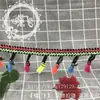 Estilo Étnico Borla de Color Escoba Encaje DIY Sombrero Bufanda Cortina Accesorios de Ropa Encaje en Stock