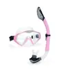 Promoción de Ola Set Profesional de Dos Piezas de Equipo para Snorkel Gafas de Buceo Tubo de Respiración Marco Grande Campo de Visión Amplio