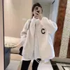 Moletom de fleece feminino para outono e inverno, jaqueta quente de fleece de cordeiro fleece coral, adequado para uso interno e externo
