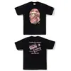 Primavera/Verano 2026 Serie Clásica B@ Colección Estampado Redondo de Letras Camuflaje Camiseta Casual Unisex de Moda Manga Corta