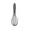 En stock batidor de huevos mini de silicona de 6 pulgadas mango de plástico cocina niños manual crema huevo venta directa de fábrica