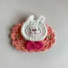Pinza para el Cabello Hecha a Mano Bordada a Crochet Nueva de Otoño e Invierno para Mujer, Pinza Bb de Flor Linda para Flequillo, Pinza Lateral, Accesorio para el Cabello