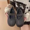 Venta Caliente Velcro Bean Bean Suela Suave Zapatos de Algodón Zapatos Birkenstock Mujer 2026 Invierno Nuevo Mary Jane Zapatos de Algodón Zapatos Mujer
