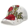 Gorra de Béisbol para Mujer con Bordado y Pedrería, Sombrero de Sol Estilo Étnico Danza Marinera, Gorra con Visera para Protección Solar al Aire Libre con Ala Ancha