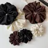Scrunchie casual de bolinhas estilo francês para rabos de cavalo baixos, elegante e suave, não danifica o cabelo, elástico de cabelo para mulheres