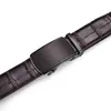 Cinturón de Jeans con Patrón de Bambú para Hombre, Cinturón de Cuero Genuino con Hebilla Automática y Patrón de Cocodrilo en Relieve, Diseño de Muestra de Cuero de Flor Entera