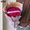 Flor quiere rong papel de regalo flor de papel chapado en oro papel de regalo flor de rosa de papel Yin pluma impermeable materiales florales tienda de flores