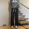 Pantalones Pesados de Primavera para Hombre Estilo Americano High Street Holgados Rectos Estilo Hong Kong Marca de Moda Deportivos Versátiles Casuales