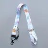 Cordón para Teléfono Móvil Lindo Dibujo Animado Colgante para Cuello Trenzado Plano Ancho con Portatarjetas Insignia Transferencia Térmica Mickey Daisy