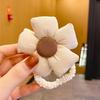 Cuerda para el Cabello de Girasol para Bebé Banda para el Cabello para Niñas y Niños No Daña el Cabello Adorable Flor Adorno para Cola de Caballo Banda de Goma para Niñas