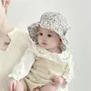 Chapéu de Bebê Primavera e Outono Estilo Fino Proteção Solar Chapéu de Sol Princesa Recém-nascido Chapéu de Pescador para Bebê Respirável Chapéu Fresco