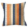 Exclusivo Transfronterizo para Funda de Almohada de Peluche Geométrica Azul Simple Tela para el Hogar Cojín de Sofá Diseño de Funda de Cojín