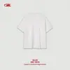 Bk Patchwork Desconstruído Roupas Masculinas 225g Marca Americana Tendência Casual Cool Cor Sólida Gola Redonda Solta Manga Raglan Curta Camiseta