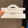 Pulsera de Cadena Carta Transfronteriza Europea y Americana, Pulsera de Estilo de Moda Simple Retro, Lujo Ligero, Sensación de Gama Alta, Accesorio de Mano Versátil para Mujer
