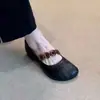 Venta Caliente 2026 Otoño Nuevos Zapatos Mary Jane Franceses Versátiles de Corte Bajo para Mujer Zapatos Individuales Retro de Tacón Grueso para Mujer