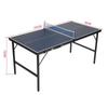 Mesa de Mini Tenis de Mesa Plegable de Almacenamiento al por Mayor Transfronterizo Estándar Mesa de Tenis de Mesa para Niños Interior y Exterior para el Hogar