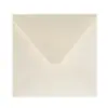 Sobre de tarjeta cuadrada color blanco lechoso de 120G para invitaciones de boda, Sobre de embalaje para tarjeta de felicitación estilo occidental color marfil, en stock