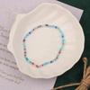 Pulseira Colorida de Miçangas de Arroz Feita à Mão, Pulseira de Miçangas Doce e Estilosa Coreana para Estudantes, Versátil e Única Estilo Floresta
