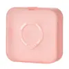 Caixa de Armazenamento de Esponja de Marshmallow 100 Pontos, Caixa de Pó para Maquiagem Cor Macaron de Aparência Sofisticada, Caixa Respirável à Prova de Poeira