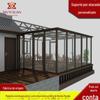 Sala de Vidro Personalizada Transfronteiriça para Villa, Proteção Solar para Jardim, Vidro Temperado, Liga de Alumínio, Solário, Portas e Janelas à Prova de Chuva e Resistentes à Pressão