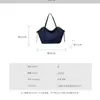 Bolsa de mano de mezclilla de estilo simple para mujer, gran capacidad, adecuada para ir al trabajo, bolso de hombro, nueva colección otoño 2026, bolsa grande para el trabajo y la escuela
